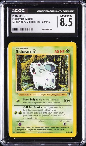 Nidoran ♀ graded CGC 8.5 for sale on eBay