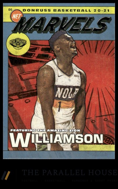 2020-21 Donruss #7 Zion Williamson Net Marvels