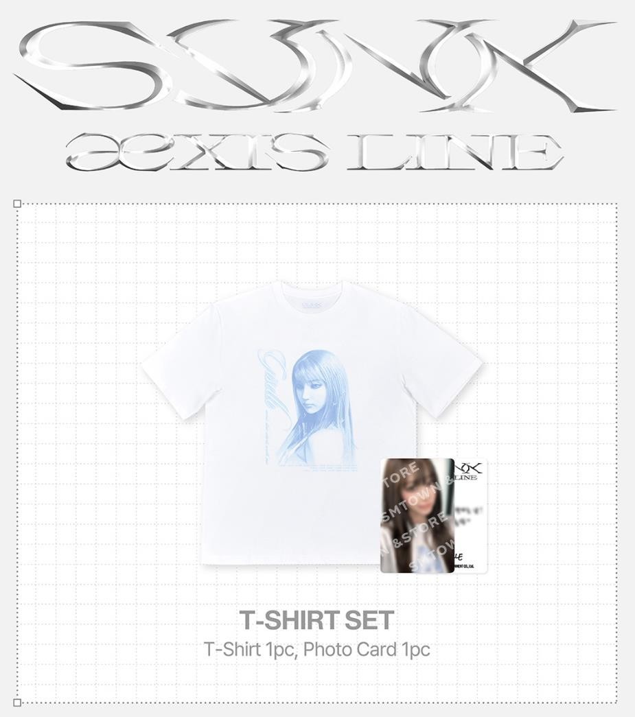 aespa SYNK : aeXIS LINE CONCERT OFFICIAL MD GOODS T-SHIRT SET +