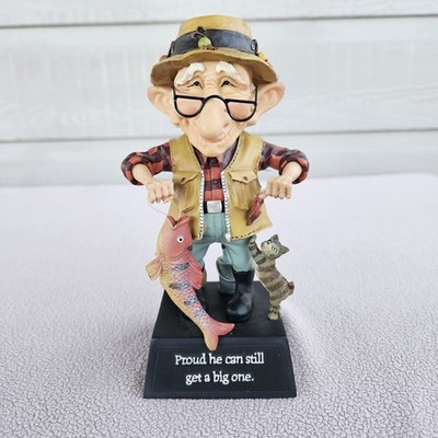 Westland Coots Fisherman Figurine 12601 ''Proud He Can Still Get A Big One'' 2004