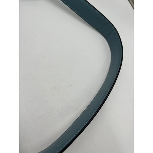 Coach F29209 borsa hobo tracolla kaki/blu firma rivestita pelle tela certificato di autenticità - Foto 14 di 16
