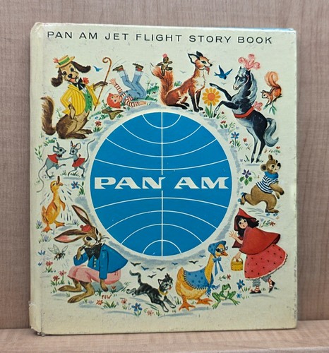Vintage 1969 Pan Am Jet Flight Story Book "Butterfly a Story of Magic"