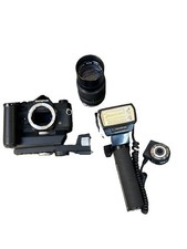 OLYMPUS OM-1 Camera  Flashing And Lense