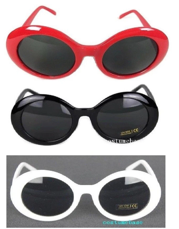 Maglione Kurt Cobain + set di occhiali da sole verde maniche corte costume... - Immagine 2 di 4