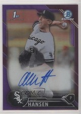 2016 Bowman Draft Chrome Pick Purple Refractor /250 Alec Hansen #CDA-AH Auto 1u6