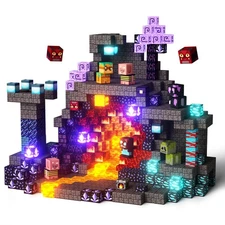 GobiDex 100PCS Magnetic Building Blocks Playset with Light-Up Blocks, STEM Se...