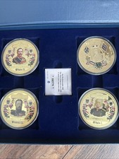Set Dreikaiserjahr 1888 M&uuml;nzen 24Karat Vergoldet mit Zertifikat
