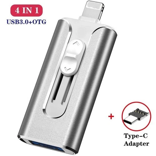 2TB 1TB USB 4 in 1 Flash Drive Memory Stick Type C For iPhone iPad Android Phone - Picture 29 of 31