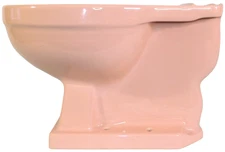 🧻 1955 Vintage "Standard" Compton Corallin (Pink) Toilet Base/Bowl ~ $0 Ship