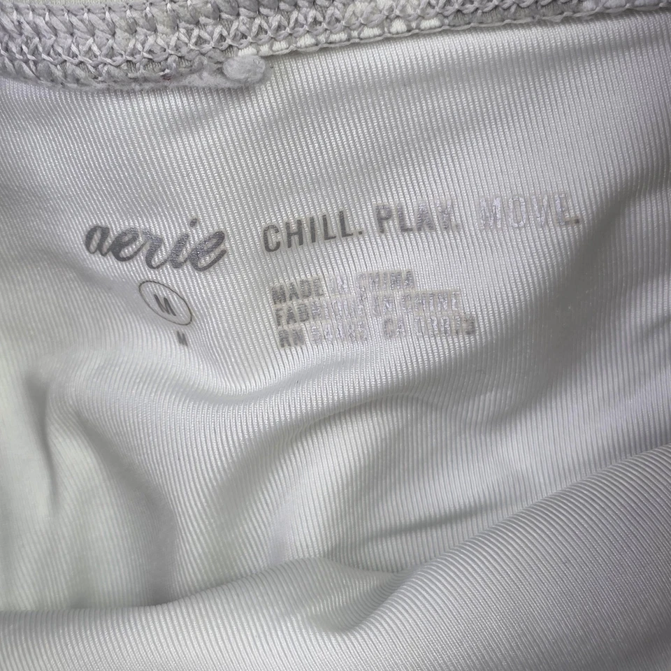 Leggings Aerie para mujer S M gris camuflaje tiro alto elásticos ocio yoga pantalones Foto 3 de 4