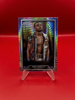 Errol Spence Jr. Prism Refractor 2024 Topps Chrome Boxen Welterweight