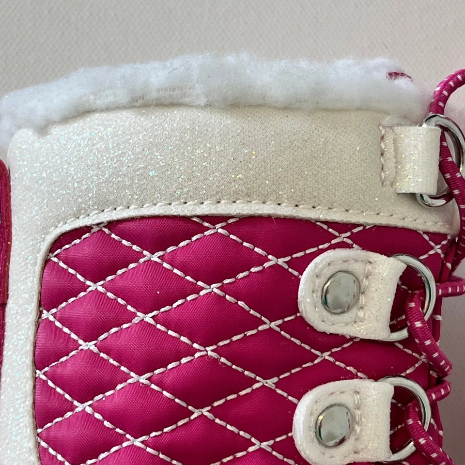 Botas de invierno impermeables Totes Galaxy Mid para niñas pequeñas rosa talla 5 piel sintética nuevas en caja Foto 4 de 4