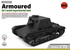 SSMODEL 1/72 SU-1 soviet experimental tank Resin Model Kit TSS0720070