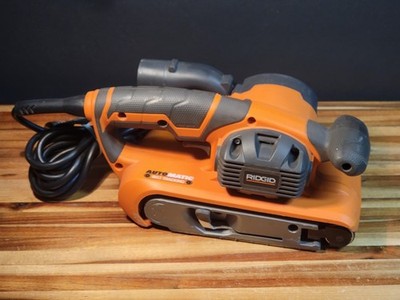 Ridgid R2740 Corded Variable Speed Belt Sander Wroks Well, No Dust Bag