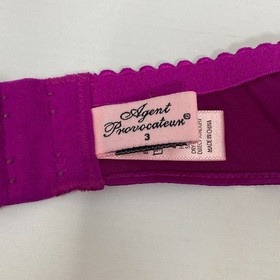 Agent Provocateur Molly Purple Silk Suspender AP3 Medium New