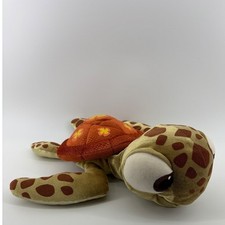 Disney Store Finding Nemo Squirt Plush Puppet Green Orange Sea Turtle 10in