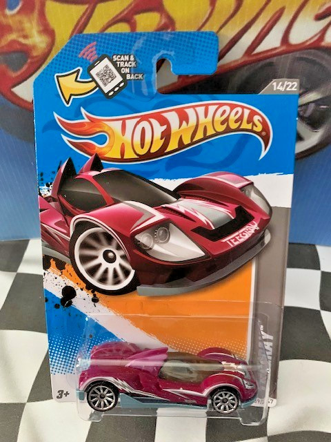 Hot Wheels 2012 HW Code Cars 14/22 239 Teegray PURPLE 10SP