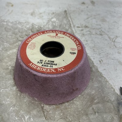 5  Cup Grinding Wheel. 60 J Pink 65868648 #592-51 Colonial Abrasive Products 