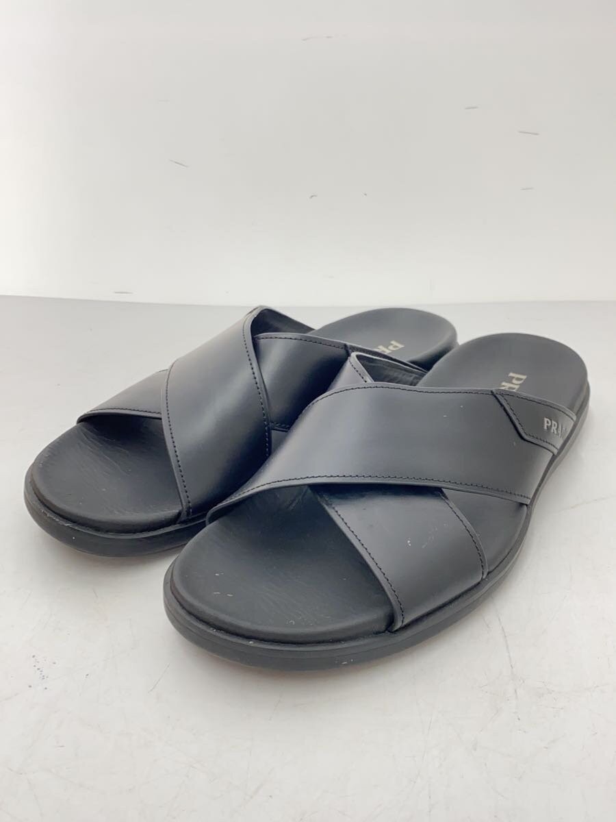PRADA Men's Sandals, Size 8, US 9, Black thumbnail 18