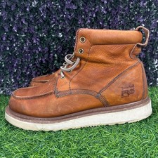 Timberland Pro 6" 53009 Men's Size 8.5W Rust Wedge Sole Soft Toe Work Boots