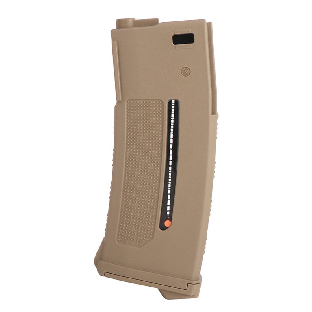PTS Enhanced Polymer Airsoft Magazine EPM1 Mid-Cap AEG 250rd FDE 6mm bb