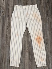 Jj Hardy #7 Majestic Authentic Game Worn Pants Home Pinstripe Baseball Team