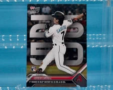 Corbin CARROLL 2023 Topps NOW Rookie '1st Rookie with 25/50'