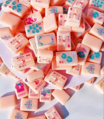 PARIS PINK Acrylic American Mahjong Tiles Set 160 Pcs US Seller Fast Ship NEW