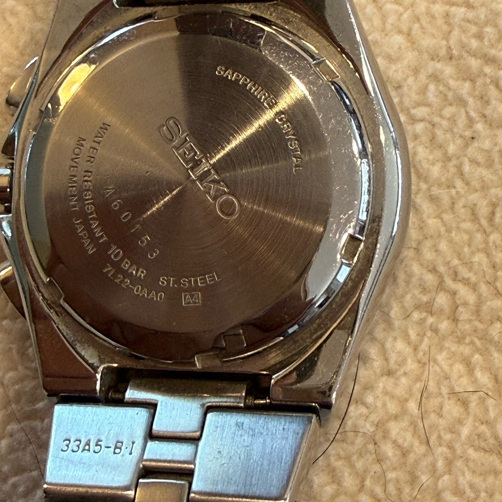Seiko Arctura 7L22-0AA0 Kinetic Chronograph Silver Di… - Gem