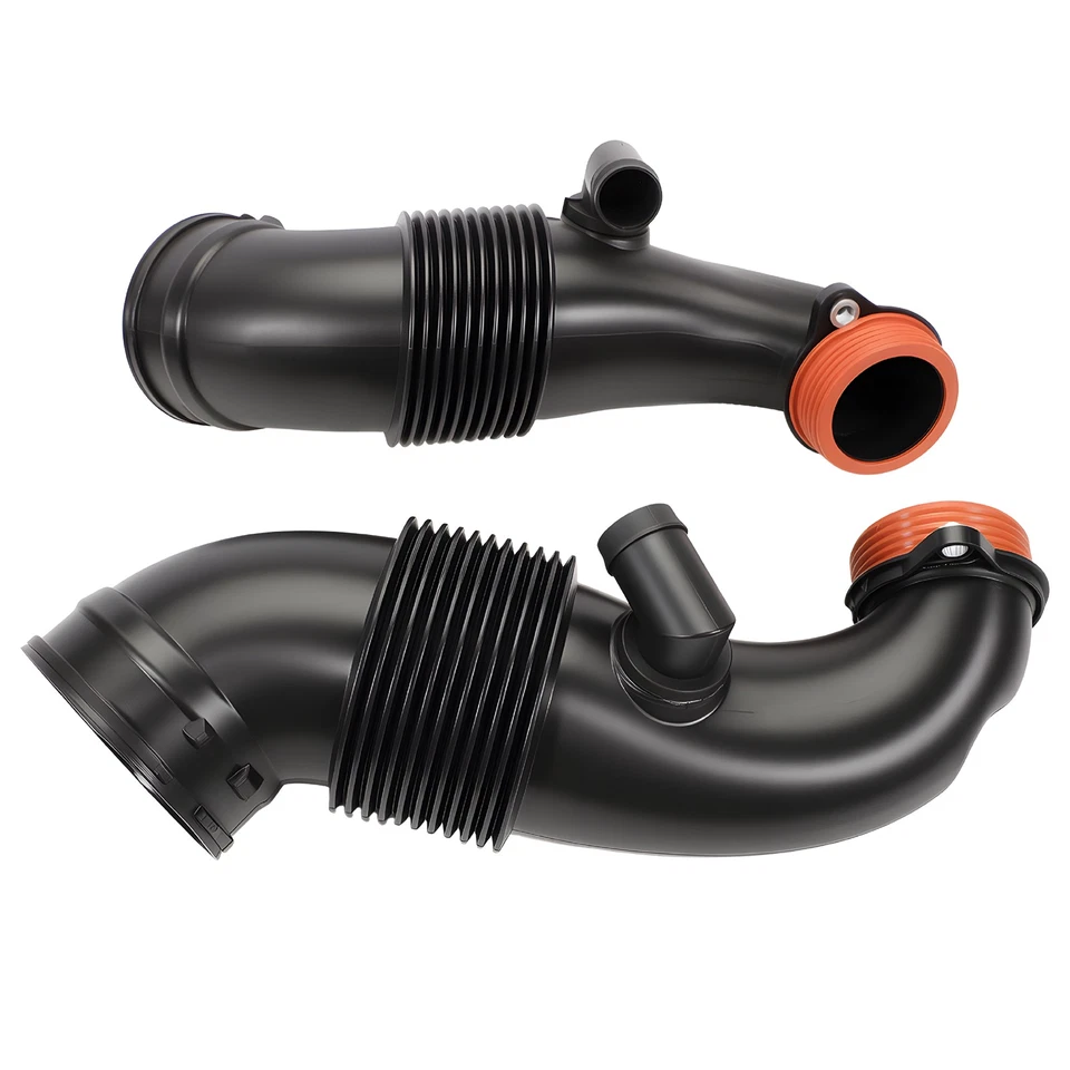 Kit de tubo de arranque de admisión de aire de 2 piezas para BMW X5 X6 13717638568 13717638569 2014-2019 Foto 4 de 4