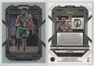 2022-23 Panini Prizm Silver Prizm Jayson Tatum #17