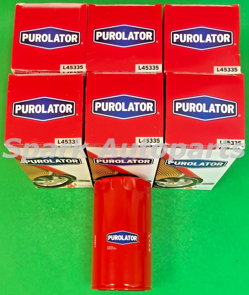Case of 6 Engine Oil Filter PUROLATOR L45335 For DODGE Ram 2500, Ram 3500 - Image 2 of 3