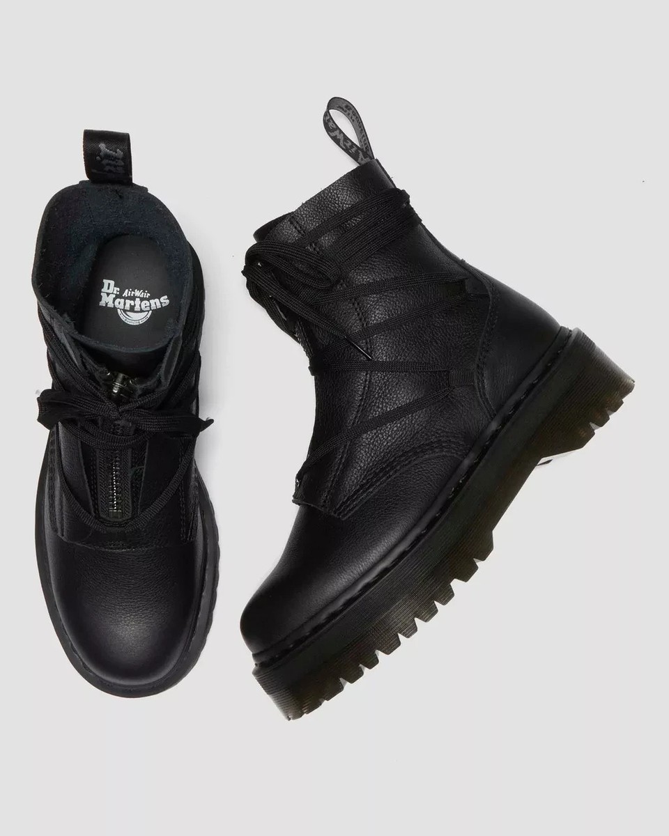 Dr Martens Jarrick II Mono Laced Leather Platform Classic Boots in