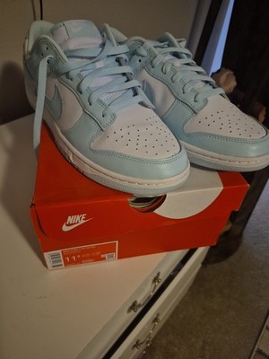 Nike Dunk Low Retro White Glacier Blue DV0833-104 LeatherLowTop Sneaker 11.5Mens