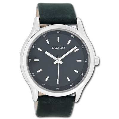 Oozoo Damen Armbanduhr Timepieces Analog Leder dunkelblau UOC7438A