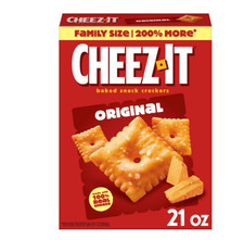 Cheez-It Original Cheese Crackers, Baked Snack Crackers, 21 oz
