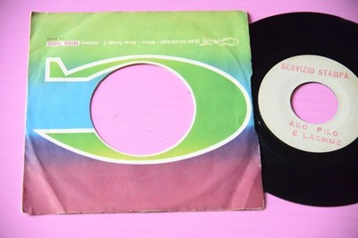 GIANACA 7'' TRIONFO TEST PRESSING ITALIEN 1969 CLAN CELENTANO