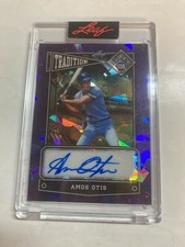 Sealed 2025 Leaf Tradition Seasons In Sun Amos Otis Autograph Purple 1/5 JJSTOYZ
