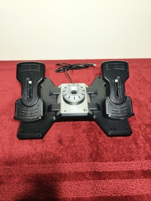 Logitech Saitek Pro Flight Rudder Pedals J-U0005 PC Flight Simulator Controller