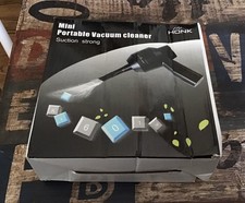 NIB Mini Handheld Vacuum Cleaner USB 5V Corded W/2Attachments L K