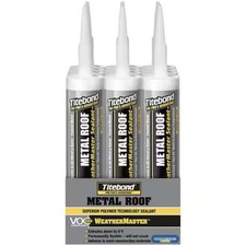 Titebond Pro Gray Weather Master Metal Roof Sealant 12 Pack 62401