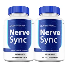 Nerve Sync Capsules, Max Strength Nerve Health Supplement, NerveSync (2 Pack)
