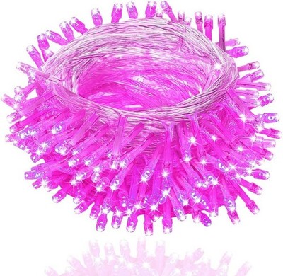 FULLBELL Room Decorations Easter Lights 33 Ft 100 LED Memorable Pink LED Stri...