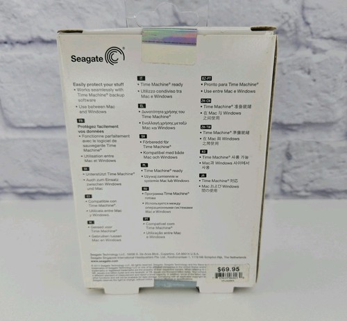 Seagate Backup Plus Slim Portable Drive for MAC 500 GB - New in Box - Picture 2 of 4