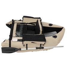 Bote inflable portátil pesca bote bote bote ajustable respaldo deportivo 130 kg