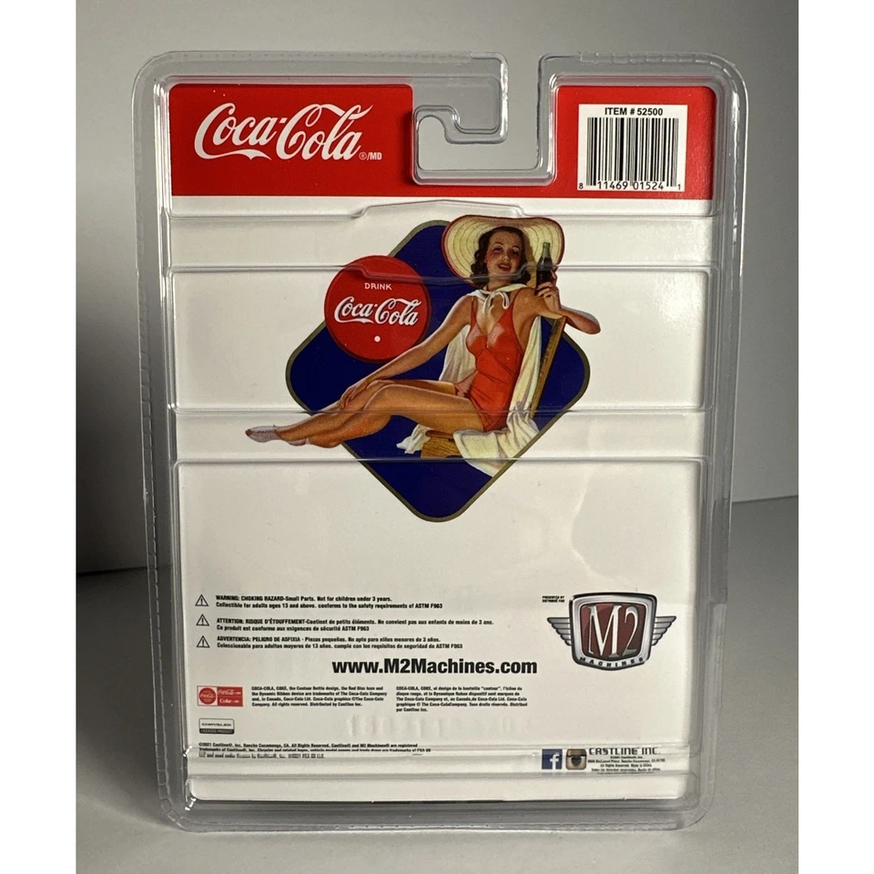 M2 Machines Coca Cola 1957 DeSoto Fireflite BB03 1:64 Diecast Limited Edition - Image 4 of 4