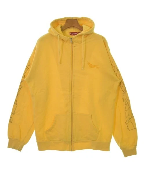 Sweat à capuche jaune Supreme L 2200492046175