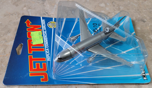 VINTAGE NEW 1987 ERTL JET TRAN DIECAST AMERICAN AIRLINES DC-10 FACTORY SEALED - Picture 2 of 7
