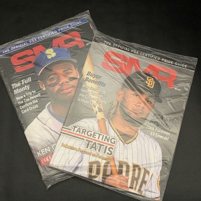 Ken Griffey Jr./Tatis PSA Certified Price Guide Sealed SMR Magazine May/June2021
