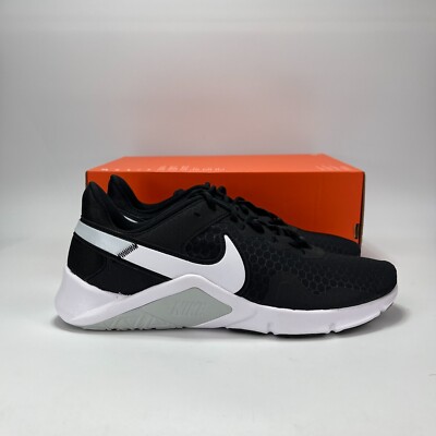 Nike Legend Essential 2 Black Platinum Running Shoes Women's Size 10.5 Men's 9